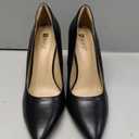 IDIFU Women High Heels Closed Pointed Toe Stiletto Pumps Shoes (Black, 9)
