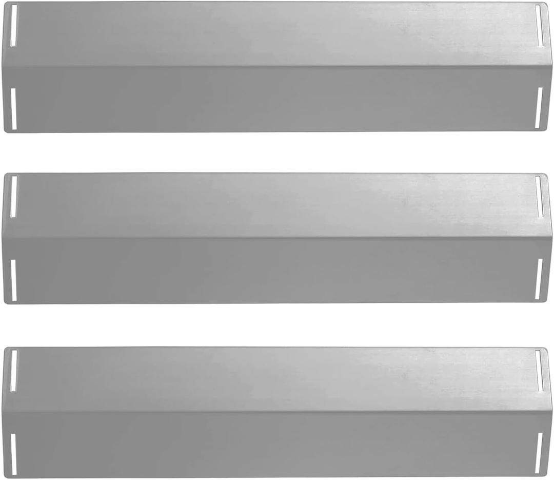 SUONA 16 1/2 Inch BBQ Burner Covers Heat Tent for Charbroil 463714514, 463724514, 463211514, 463211512, BBQ Grillware Parts GGPL-2100, GGPL2100, Smoke Hollow PS9500, Uniflame Grill Heat Plates Shield
