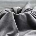 Grey Velvet Fabric by The Yard,1 Yard 60" Wide Soft Stretchy Velvet Cloth for Upholstery Sofa Chair Cover,DIY Sewing,Costume,Craft,Curtain