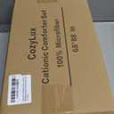 CozyLux Twin/Twin XL Comforter Set Dorm Bedding - 2 Pieces Blue Twin Extra Long Soft Luxury Cationic Dyeing Comforter for College, Breathable Lightweight Bed Sets with 1 Comforter and 1 Pillow Sham