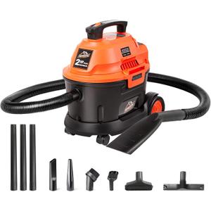 Armor All VBV809 0901 2.5 Gallon 2 Peak HP Wet/Dry Vacuum with Detachable Blower, Orange