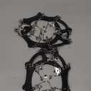 Yaktrax Adventure Grip - Durable Winter Traction Device with Stainless Steel Spikes for Ice and Snow, Flexible Thermoplastic Rubber Upper, Fits Various Footwear, Ideal for Hiking and Mountaineering (Large)