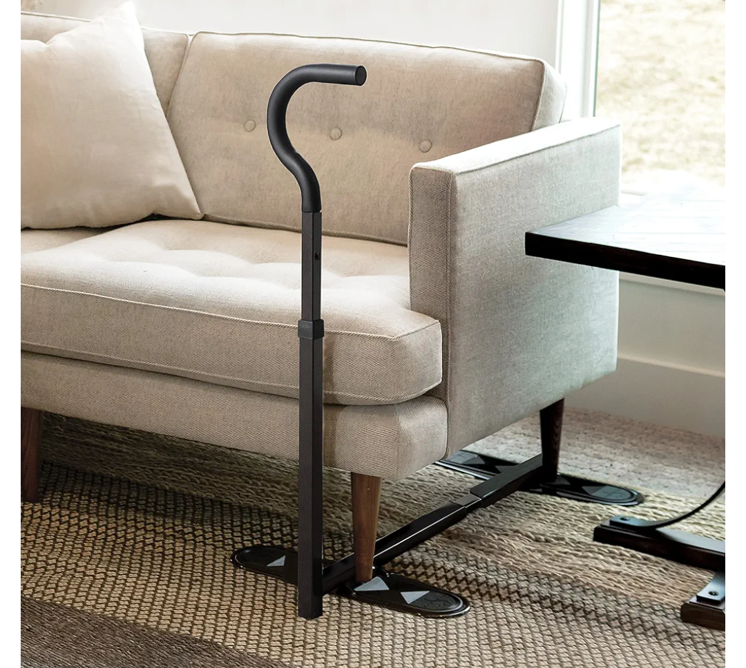 Able Life Universal Chair Cane, Stand Assist Aid for Elderly, Chair-Lift Assistance Device for Seniors, Standing Mobility Aid and Support, Adjustable Couch Rail with Grab Bar, Handicapped Accessory