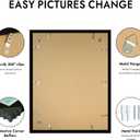 Hongkee 20x26 Picture Frame, Black Wood Style, Wall Mounting