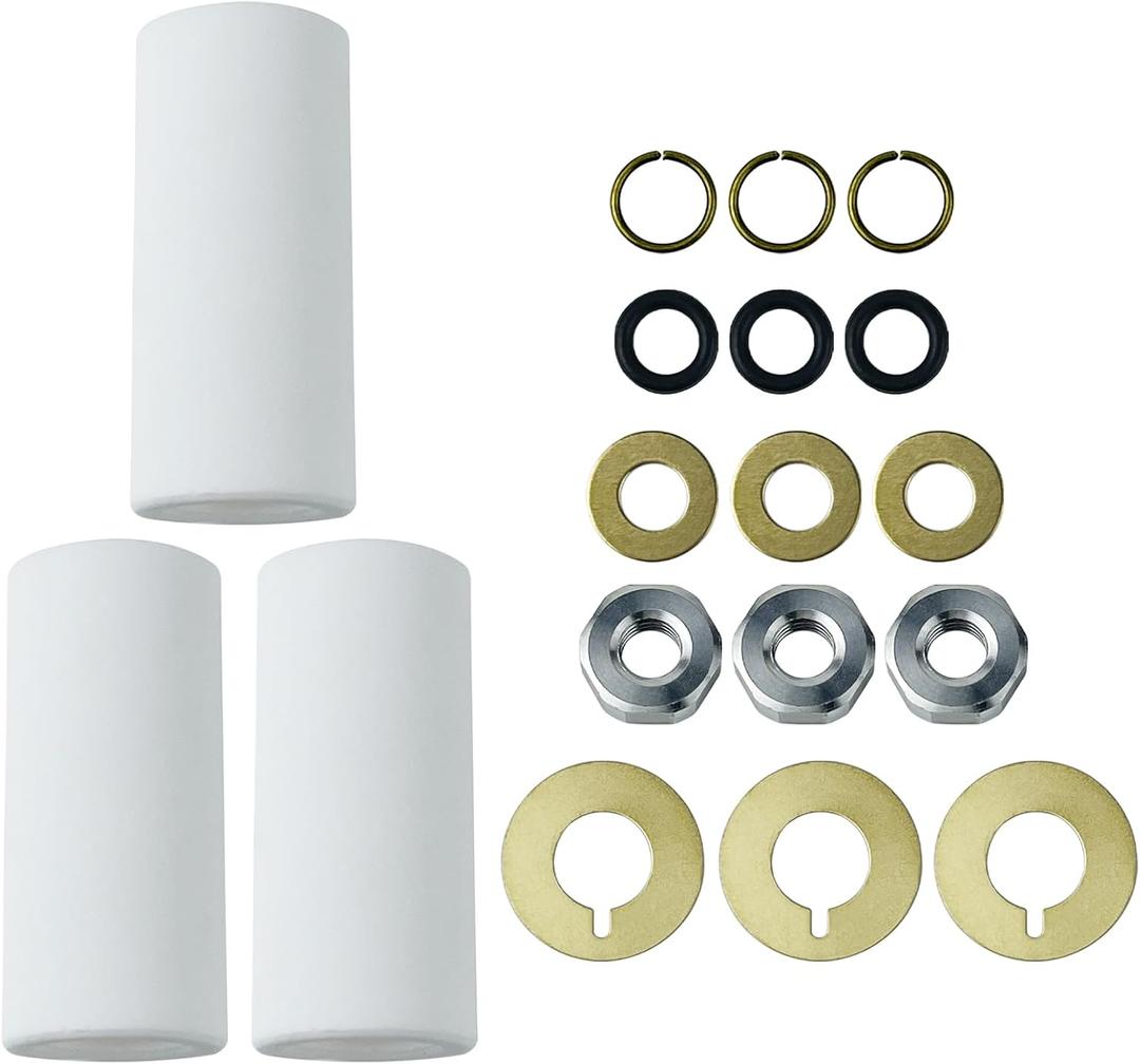AR2546 18mm Pump Piston Kit Ceramic Plunger Repair Kit Fit for Annovi Reverberi RK, RKA, RKV, XRCA, XRV, XRCV Pumps