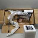 Modern Black Farmhouse Chandeliers, 16-Light Industrial Metal Chandelier Lighting, Classic Candle Hanging Pendant Light Fixtures for Kitchen Island, Living Room, Dining Room, Stair