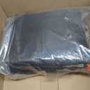 QH.HOME 550D Pool Cover 24 ft Round Above Ground [Upgraded Tear Resistant & Quadruple Windproof] wth Pre-Installed Patented Winch and Rope-Snug Fit & Waterproof Protection