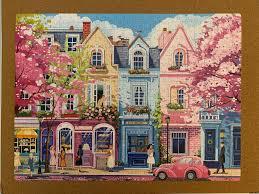 ALL4JIG  Happy Street Fun Jigsaw Puzzles for Adults and Kids, 500 Pieces