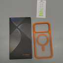 TORRAS Stronger Magnetic & Shockproof for iPhone 17 Pro Max Case, Fit for MagSafe, Military Grade Drop Protection, Camera Control, DIY Button, Slim for iPhone 17 Pro Max Case Translucent Orange