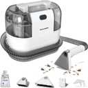 COCEAN Portable Carpet and Upholstery Cleaner, Carpet Cleaner Machine Powerful Suction Spot Cleaning, Deep Stain Cleaning for Carpet, Car Seats, Pets, Couches, with BrushHead