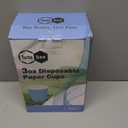 Turbo Bee 600 Pack 3 oz Disposable Paper Cups,Hot/Cold Beverage Drinking Cup,Small Blue Paper Cups for Bathroom and Mouthwash