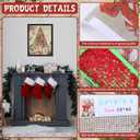 Kosiz 6 Pcs Christmas Diamond Art Kits Christmas Diamond Painting Kits for Adults Vintage Style Winter Snow DIY Cartoon 5d Rhinestones Crafts with Tools for Home Wall Decoration Holiday Gifts