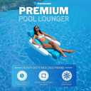SWIMLINE ORIGINAL 10025M Sunchaser SunSoft Luxury Lounger Chair Pool Float | Molded Frame & Pontoon Design | Pool Floats Adult | Pool Lounger | Pool Accessories | Pool Chairs and Lounges For In Pool, Large