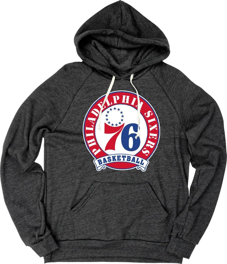 Blue 84 NBA Officially Licensed Tri-Blend Hooded Sweatshirt Black (Large)