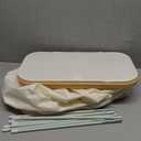 65L Slim Laundry Hamper, Narrow Laundry Basket with Lid,Foldable Clothes Hamper with Bamboo Handles,Hamper Basket with Removable Inner Bag for Laundry Room Bedroom College Dorm,17.17 Gals Beige