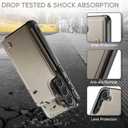 Vinich for Samsung Galaxy S25 Wallet Case with Card Holder, RFID Blocking Credit Slots Kickstand Shockproof Phone Cover Fit for Galaxy S25 6.2" Gray
