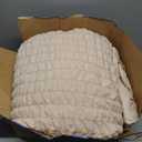 HYMOKEGE Beige Twin XL Comforter Set Seersucker 5 Pieces, All Season Luxury Bed in a Bag for Bedroom, Bedding Set with Comforter, Sheets, Pillowcase & Sham