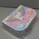 Tea Party Set for Little Girls: 63Pcs Pretend Play Toys, Unicorn Princess Dress Up Tea Time, Tin Tea Sets for Toddlers with Dessert, Carrying Case, Kids Kitchen Playset, Birthday Gift for Toddler Girl