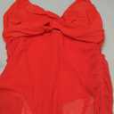 SUUKSESS Women Sexy One Piece Swimsuit Tummy Control Bathing Suit Mesh Swimdress, Large, 126 Red