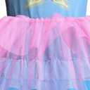 LQSZ Girls Tulle Dresses Princess Flutter Sleeve Tutu Dress for Toddler Girl 3-12 Years (7-8 Years)