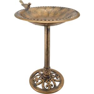 Arcadia Garden Products Bronze Color Bird Bath 19.5x30