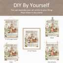 Winter Christmas Wall Art Decor, Retro Farmhouse Christmas Tree Red Bird Cardinal Prints Poster Wall Decorations for Bedroom Living Room Bathroom, 8x10 Set of 4 (Unframed)