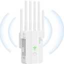 WiFi Extenders Airpods Pro, WiFi Extenders Signal Booster for Home Long Range Up to 10000 sq. ft & 40 Devices, WiFi Extender & Wireless Access Point, Easy Setup