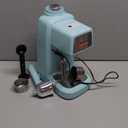 KEENSTAR 3.5Bar Espresso Machine with Milk Frother, 800W Compact Espresso and Cappuccino Machine with Preheating Function, 4 Cup Espresso Maker for Cappuccino or Latte, Gift for Coffee Lover (Lakeblue)