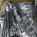 180L (47.55 Gal) Laundry Sorter 3 Section, Rolling Laundry Basket with Lockable Wheels and Lid, Laundry Hamper with 3 Separated Removable Bags Dirty Clothes Hamper for Laundry Room Organizer, Grey