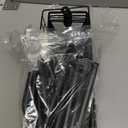 MIAOLI Over the Door Pantry Organizer, 8-Tier Adjustable Spice Rack Cabinet Door Shelves, Hanging Seasoning Organizer for Kitchen Bathroom, Laundry Room Organization, Black