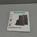 SUANPOT for Galaxy S9 Wallet Case - RFID Blocking Leather, Credit Card Holder, Flip Folio, Shockproof Cover, 5.8" - Light Brown