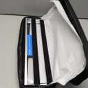 Guitar Pedal Board with Built-in Power Supply, Small 19.09x5.11" Aluminum Alloy Portable Pedalboard with Bag, Pedal Cables, Hook&Loop RBP-150