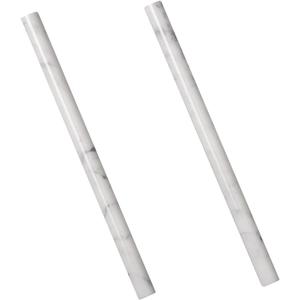 Diflart 15-Pack Carrara White Marble Pencil Liner Trim, 3/412 Inch, Polished, Marble Tile Edging Corner Trim Molding Bullnose Tile Shower Bathroom Kitchen Livingroom