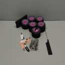 50Piece Hair Rollers Set, Self-Grip Rollers Hair Curlers for Long Medium Short Hair, 4 Sizes of Hair Rolls(6 Jumbo + 6 Large + 6 Medium + 6 Small + 1 Storage Bag), and 24Pcs Clips/1Pcs Comb