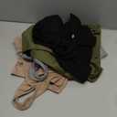 Riyiper 4 Pack Women's Tank Tops V Neck T Shirts Loose Fit Summer Sleeveless Casual Tee Blouse 2026 Fashion Vacation Clothes (Black, Light Grey, Coffee, Army Green)