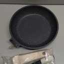 CAROTE Nonstick Frying Pan Skillet,Non Stick Granite Fry Pan Egg Pan Omelet Pans, Stone Cookware Chef's Pan, PFOA Free,Induction Compatible(Classic Granite, 8-Inch) (Black)