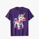 Master Builder Bricks Blocks Play Toys Unicorn T-Shirt Size Small