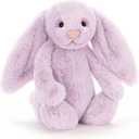 Jellycat Bashful Lilac Bunny Stuffed Animal, Medium 12 inches - Rabbit and Bunny Plush Toy - Classic Children's Gift