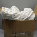 Globon Goose Down Comforter Queen Size, 800 Fill Power All Seasons Luxury Duvet Insert, Soft 420 Thread Count Noiseless Shell, Medium Weight with 8 Corner Tabs,White