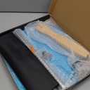 Pizza Peel Aluminum Pizza Spatula, Mooues 12 inch Metal Pizza Paddle(12"x 14")with Rocker Cutter Foldable Wood Handle, [Storage bag included], for Family Pizza Oven Baking Pizza, Dough, Bread & Pastry