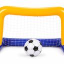 Inflatable Soccer With Goal Game Inflates To 39.5 in x 19.7 in x 22.01 in 2 Pack