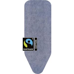 Brabantia Size C (49 x 18 inches) Replacement Ironing Board Cover with Thick Foam & Felt Padding (Denim Blue) Easy-Fit, 100% Cotton