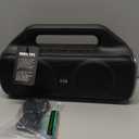 Speakers, 80w (Peak) Portable Wireless Speaker with Lights, Stereo Loud Sound, IP67 Waterproof, Deep Bass Outdoor Speakers Bluetooth 5.3 Dual Pairing for Home Party Beach Camping, Gifts, Black