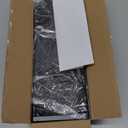 Cable Management, 25'' Cable Management Under Desk No Drill, Metal Cord Organizer with Clamp for Standing Desk, Cable Organizer for Home Office, Black (25'' (1 Pack))