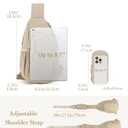 Sling Bag Nylon Crossbody Bags for Women with Anti-theft RFID Blocking Pocket Cross Body Purse Adjustable Shoulder Strap