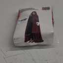 Velvet Hooded Cloak for Adults Full-Length Medieval Cape with Oversized Hood for Halloween Cosplay Gothic Wizard M