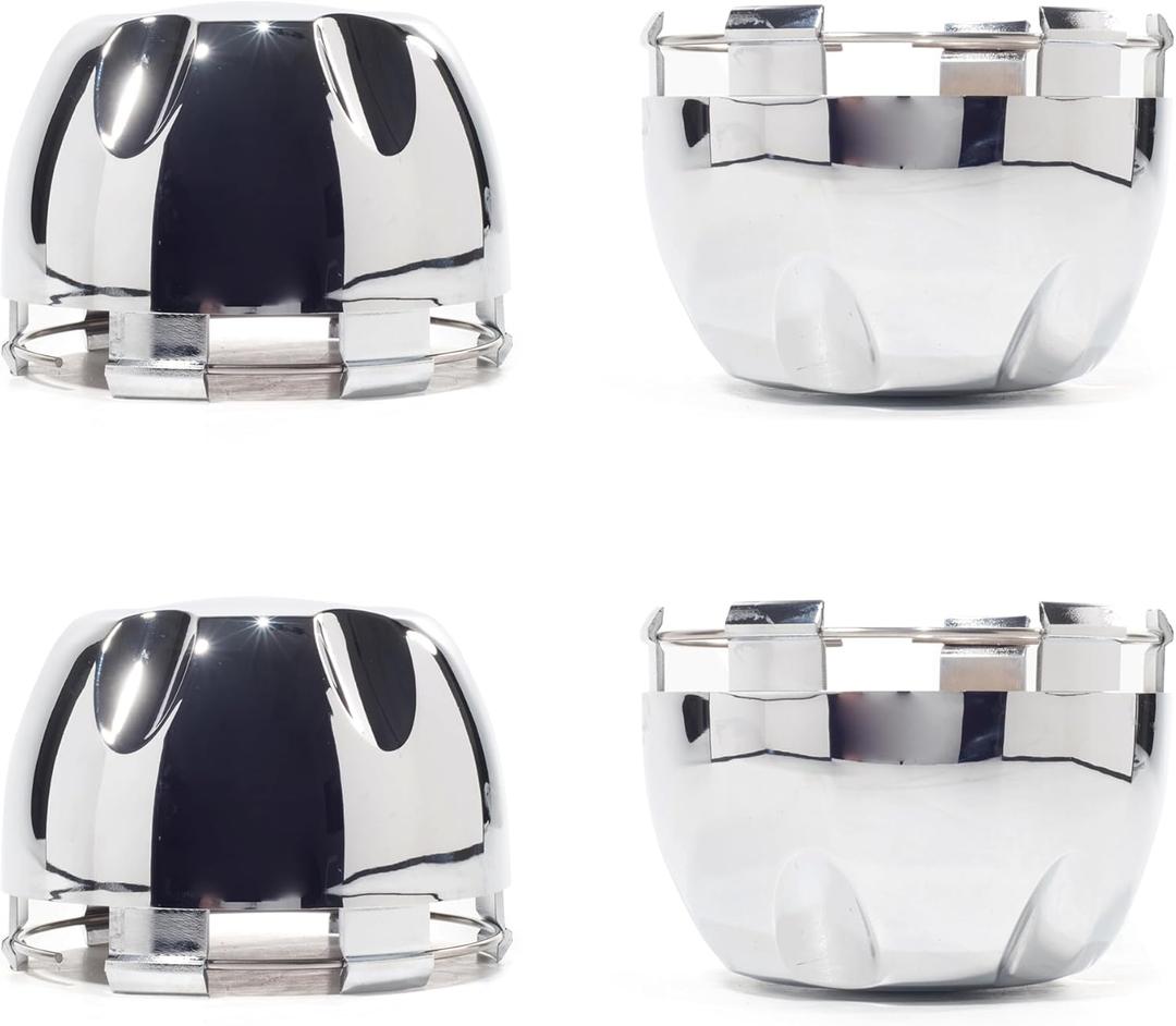 4Pcs 99.5mm(3.92inch) Wheel Center Caps for Helo Maxx 6 Wheel Rim Replacement 789K101 X1834147-9SF Hub Cap (Chrome, Inner 96.5mm 3.8in)