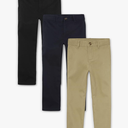 The Children's Place Stretch Relaxed Straight Chino Pants,multipacks 5