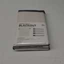 100% Blackout Shield Linen Blackout Curtains for Bedroom 84 Inches Long, Back Tab/Rod Pocket Living Room Drapes, Thermal Insulated Blackout Curtains 2 Panels Set, 50" W x 84" L, Cream