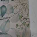 QIYI Large Mouse Pad, Cute Green Leaves Desk Mat for Desktop, Women Girls Office Dcor Desk Accessories, PU Leather Waterproof Gaming Mousepad, Eucalyptus Leaf Desk Pad Computer Mat, 31.5" x 11.8"